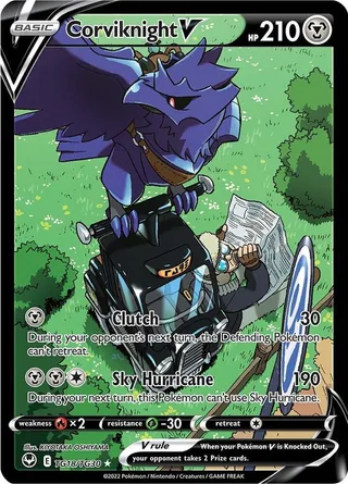 Corviknight V #TG18 · Silver Tempest Trainer Gallery Pokémon card