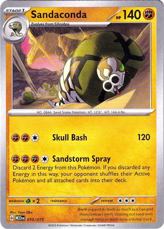 Sandaconda #10 · McDonald's Collection 2023 Pokémon card