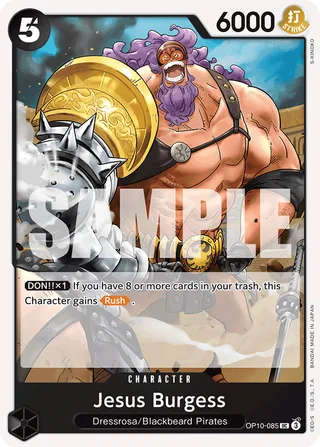 Jesus Burgess #OP10-085 · Royal Blood One Piece card