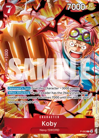 Koby (Event Pack Vol. 7) #P-092-event-pack-vol-7 · One Piece Promotion Cards One Piece card