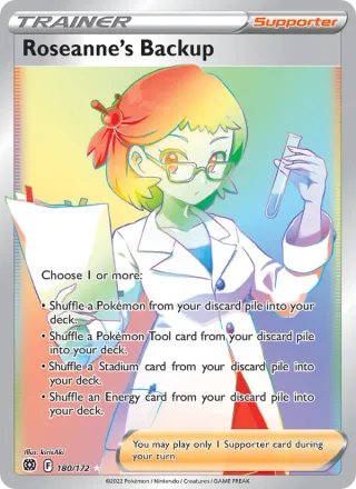 Roseanne's Backup #180 · Brilliant Stars Pokémon card