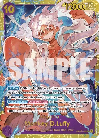 Monkey.D.Luffy (Reprint) #OP05-119-reprint · Premium Booster -The Best- One Piece card