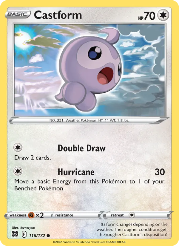 Castform full card art