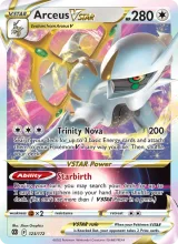 Arceus VSTAR · Brilliant Stars Pokémon card