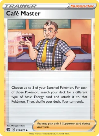 Café Master #133 · Brilliant Stars Pokémon card