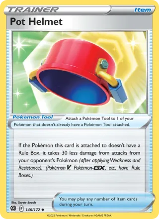 Pot Helmet #146 · Brilliant Stars Pokémon card