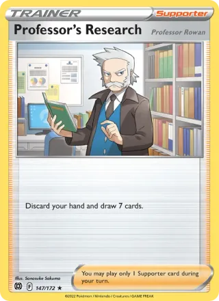 Professor's Research #147 · Brilliant Stars Pokémon card