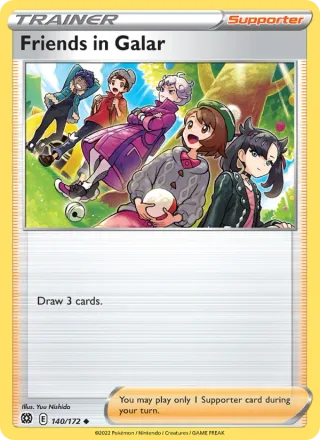 Friends in Galar #140 · Brilliant Stars Pokémon card