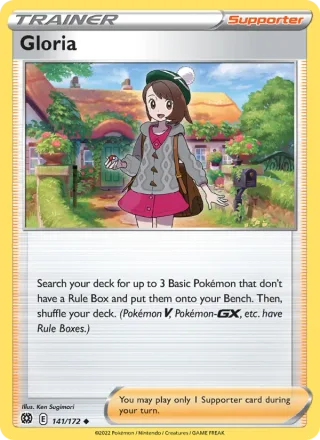 Gloria #141 · Brilliant Stars Pokémon card