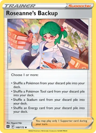 Roseanne's Backup #148 · Brilliant Stars Pokémon card