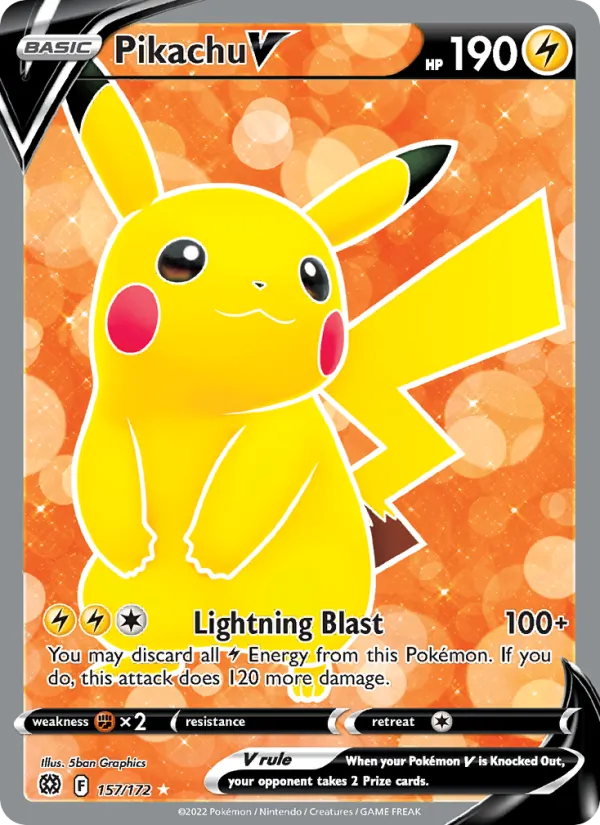 Pikachu V full card art