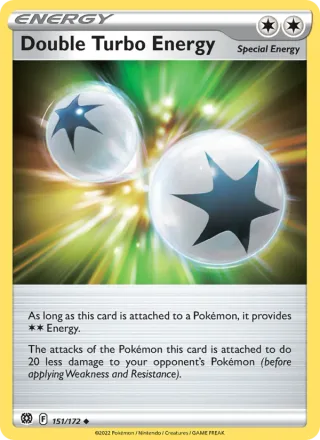 Double Turbo Energy #151 · Brilliant Stars Pokémon card