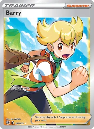 Barry #167 · Brilliant Stars Pokémon card
