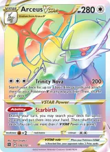 Arceus VSTAR · Brilliant Stars Pokémon card