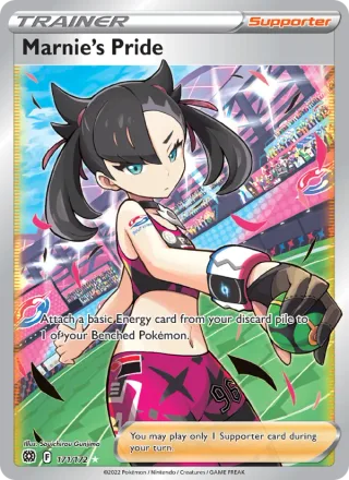 Marnie's Pride #171 · Brilliant Stars Pokémon card