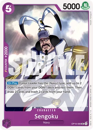 Sengoku #OP16-066 · The Time of Battle Release Event Cards One Piece card