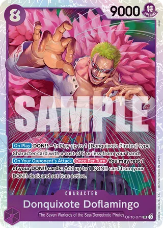 Donquixote Doflamingo #OP10-071 · Royal Blood One Piece card