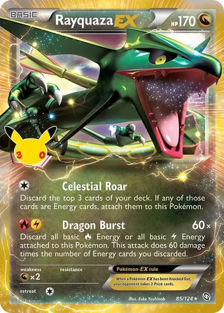 Rayquaza EX #016 · 30th Classic Collection Pokémon card