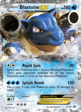 Blastoise EX #XY30 · XY Black Star Promos Pokémon card