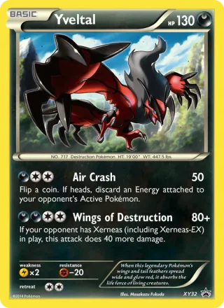 Yveltal #XY32 · XY Black Star Promos Pokémon card