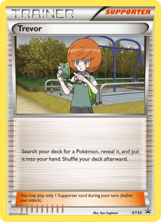 Trevor #XY33 · XY Black Star Promos Pokémon card