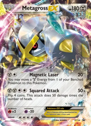 Metagross EX #XY34 · XY Black Star Promos Pokémon card