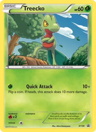 Treecko #XY36 · XY Black Star Promos Pokémon card