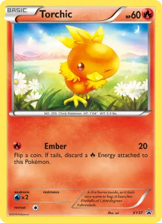 Torchic #XY37 · XY Black Star Promos Pokémon card