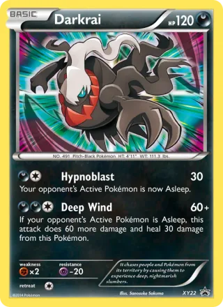 Darkrai #XY22 · XY Black Star Promos Pokémon card