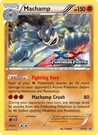 Machamp #XY13 · XY Black Star Promos Pokémon card