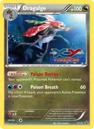Dragalge #XY10 · XY Black Star Promos Pokémon card