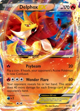 Delphox EX #XY19 · XY Black Star Promos Pokémon card