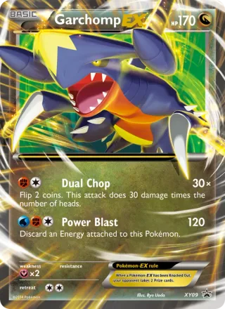 Garchomp EX #XY09 · XY Black Star Promos Pokémon card