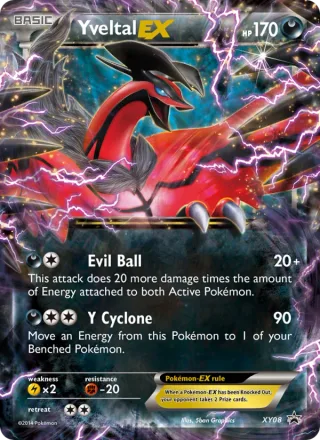 Yveltal EX #XY08 · XY Black Star Promos Pokémon card