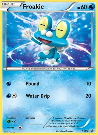 Froakie #XY03 · XY Black Star Promos Pokémon card
