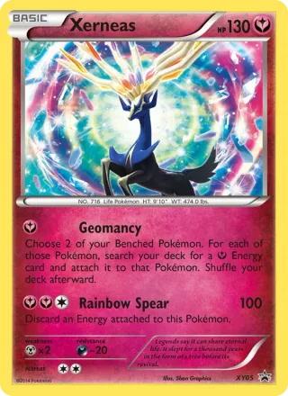 Xerneas #XY05 · XY Black Star Promos Pokémon card
