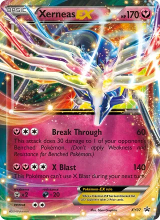 Xerneas EX #XY07 · XY Black Star Promos Pokémon card