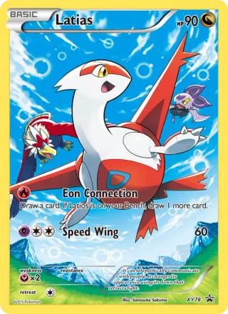 Latias #XY78 · XY Black Star Promos Pokémon card