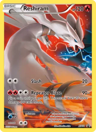 Reshiram #XY74 · XY Black Star Promos Pokémon card
