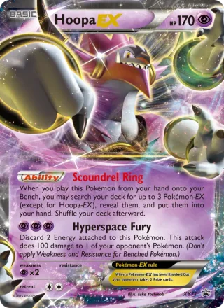 Hoopa EX #XY71 · XY Black Star Promos Pokémon card