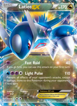 Latios EX #XY72 · XY Black Star Promos Pokémon card