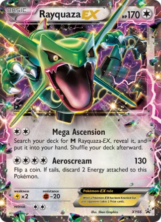 Rayquaza EX #XY66 · XY Black Star Promos Pokémon card
