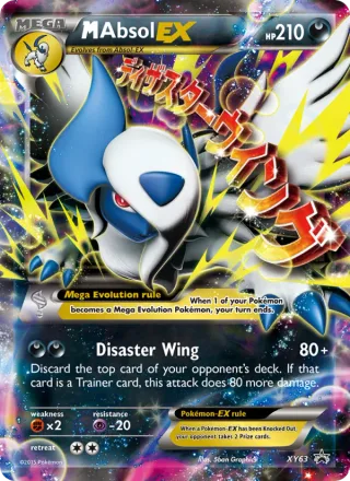 M Absol EX #XY63 · XY Black Star Promos Pokémon card