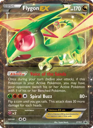 Flygon EX #XY61 · XY Black Star Promos Pokémon card