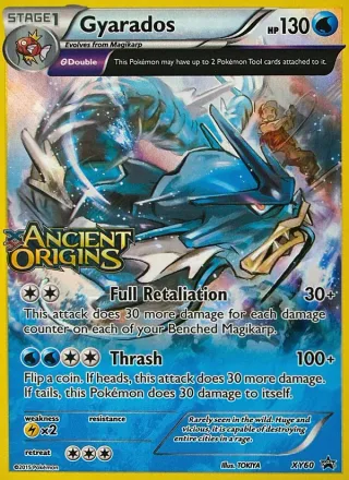 Gyarados #XY60 · XY Black Star Promos Pokémon card