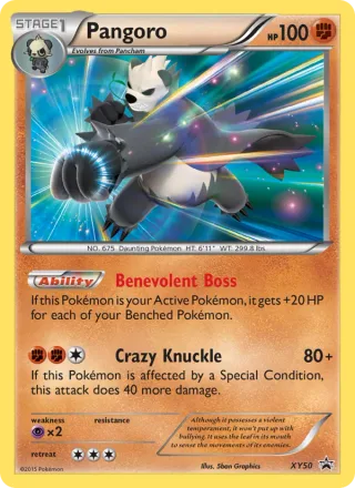 Pangoro #XY50 · XY Black Star Promos Pokémon card