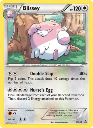 Blissey #XY56 · XY Black Star Promos Pokémon card