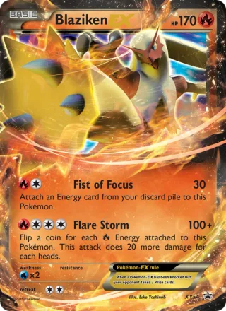 Blaziken EX #XY54 · XY Black Star Promos Pokémon card