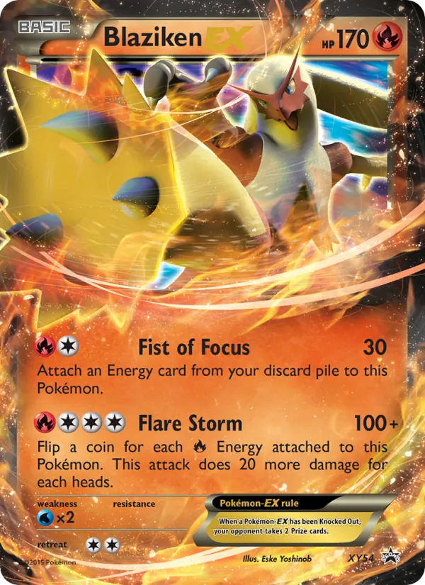 Blaziken EX full card art