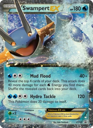 Swampert EX #XY55 · XY Black Star Promos Pokémon card